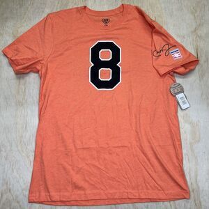 NEW LG Cal Ripken Jr Ebbets Field Flannels Hall of Fame Shirt Orange